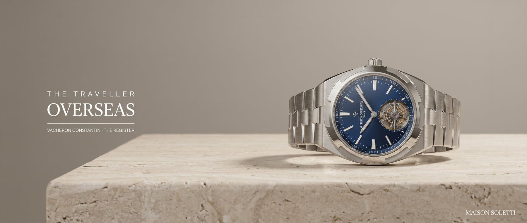 Vacheron Constantin Overseas — A passport to elegant travel.
