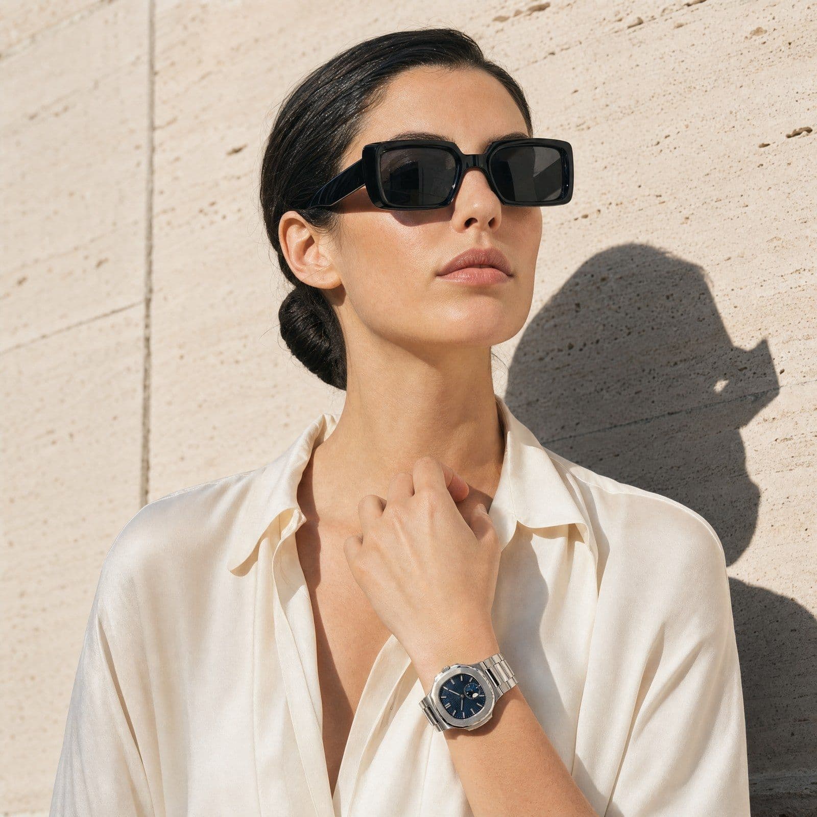 Soletti Bellini worn with the Patek Philippe Calatrava 5227G