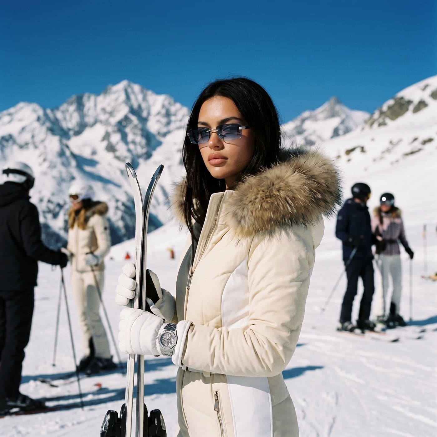 On the slopes in Soletti frames and an Audemars Piguet