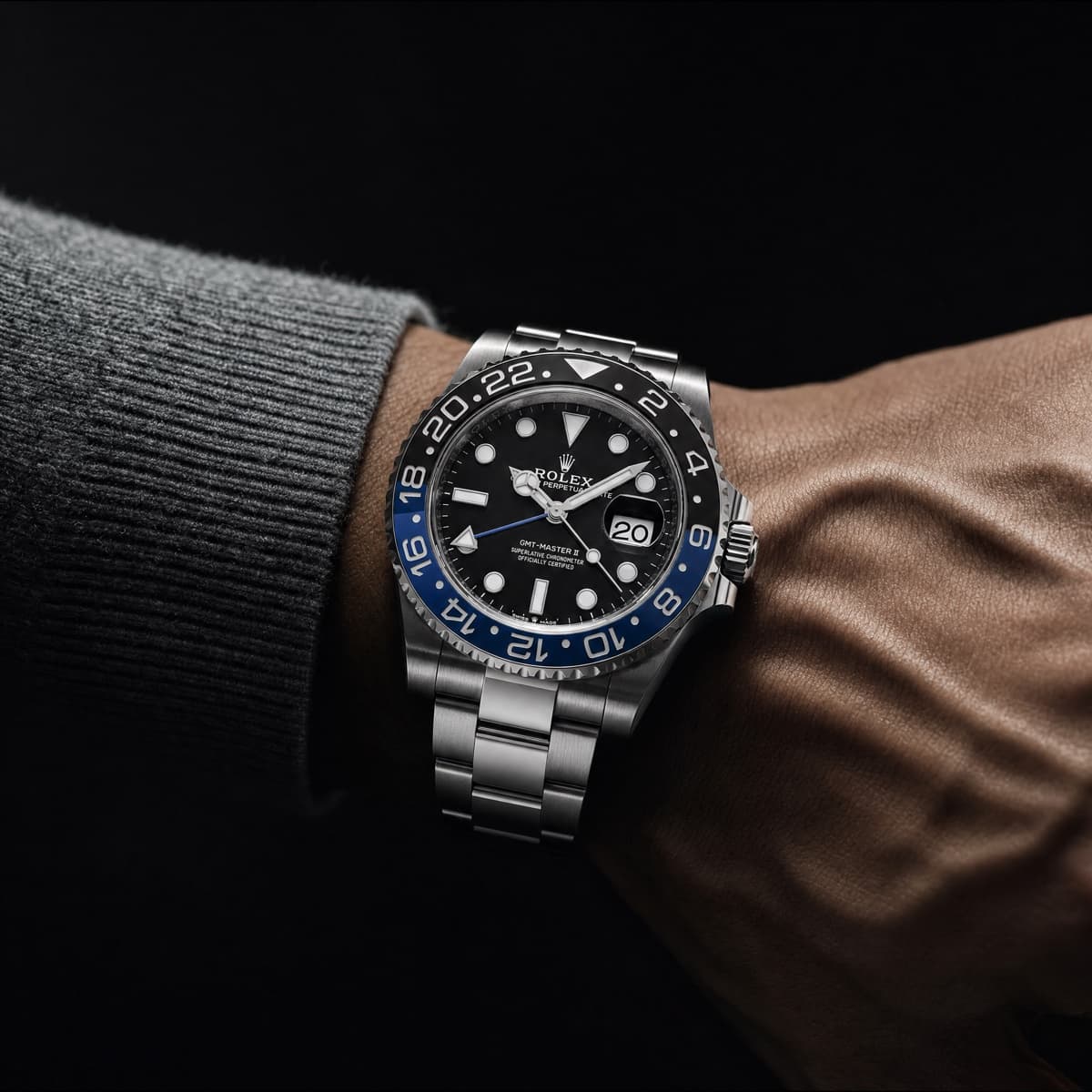 Rolex GMT-Master II 126710BLNR 'Batman' Stainless Steel Oyster (2026) — worn