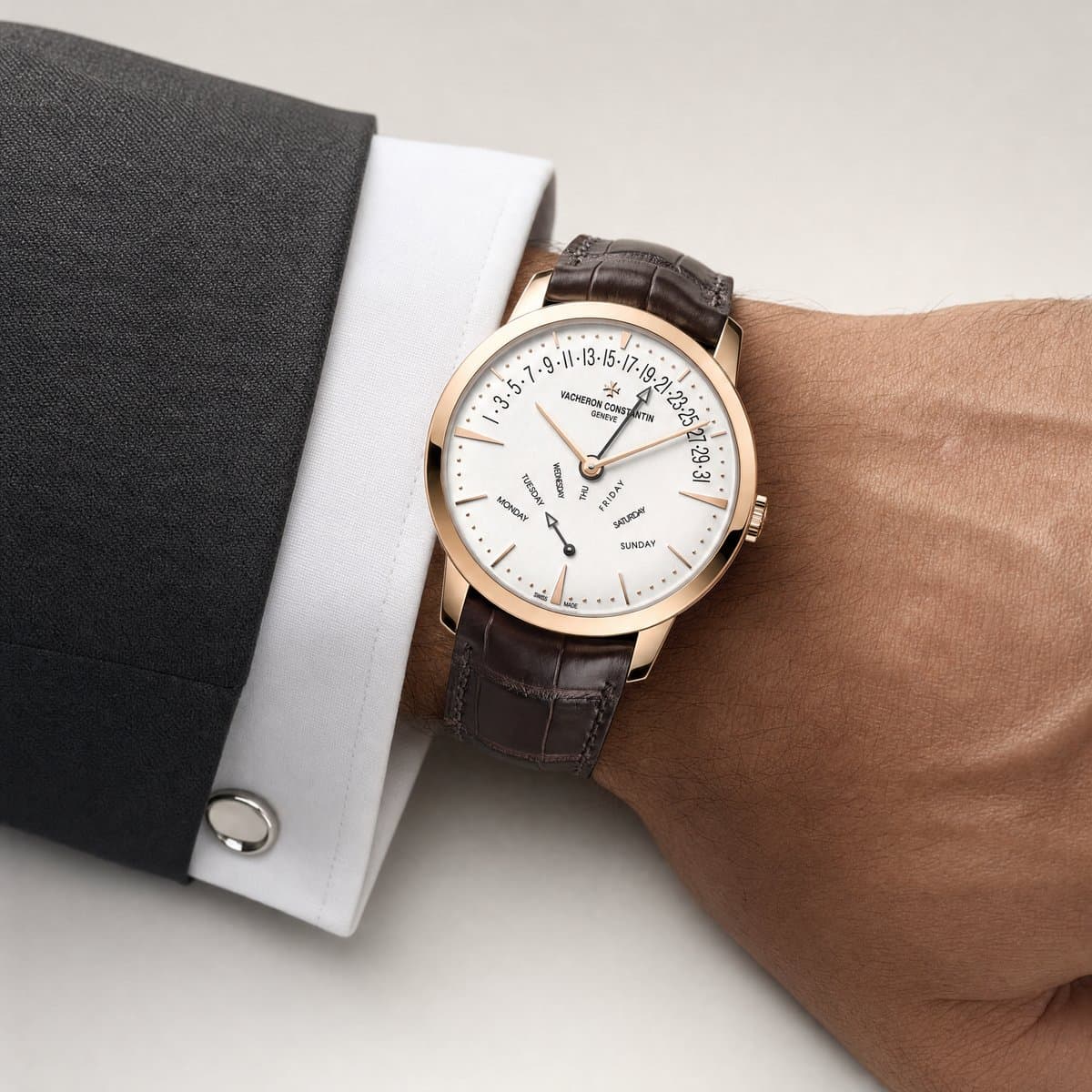 Patrimony retrograde day-date — worn