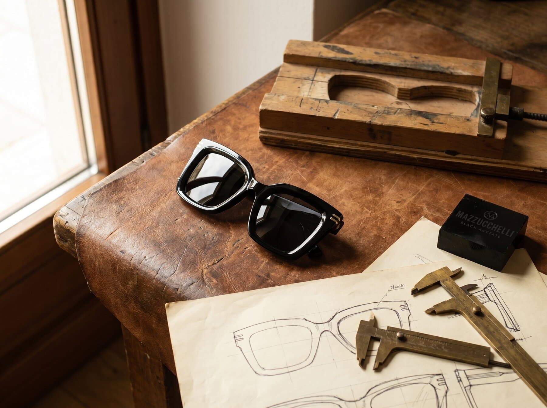 Atelier workbench showing the Cain blueprint and materials